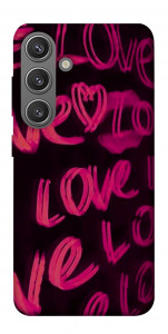 Чохол Neon love для Galaxy S24+