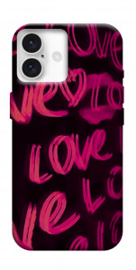 Чехол Neon love для iPhone 16