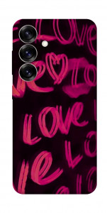 Чохол Neon love для Galaxy S25+