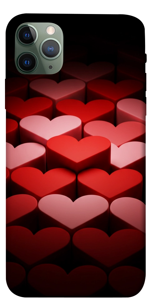 Чохол Hearts pattern для iPhone 11 Pro Max