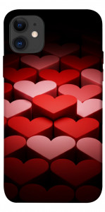 Чехол Hearts pattern для iPhone 11