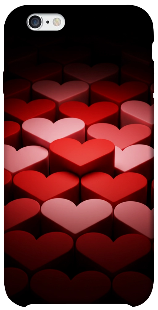 Чехол Hearts pattern для iPhone 6