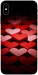 Чехол Hearts pattern для iPhone X