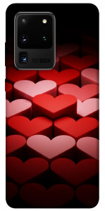 Чохол Hearts pattern для Galaxy S20 Ultra (2020)