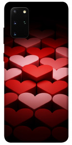 Чехол Hearts pattern для Galaxy S20 Plus (2020)