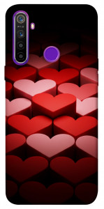 Чехол Hearts pattern для Realme 5