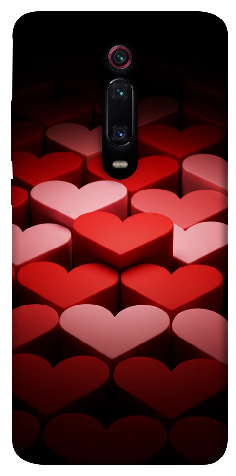 Чехол Hearts pattern для Xiaomi Mi 9T