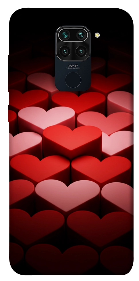 Чехол Hearts pattern для Xiaomi Redmi 10X