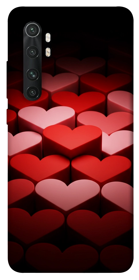 Чохол Hearts pattern для Xiaomi Mi Note 10 Lite