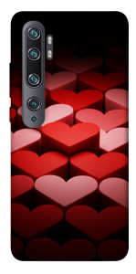 Чехол Hearts pattern для Xiaomi Mi Note 10