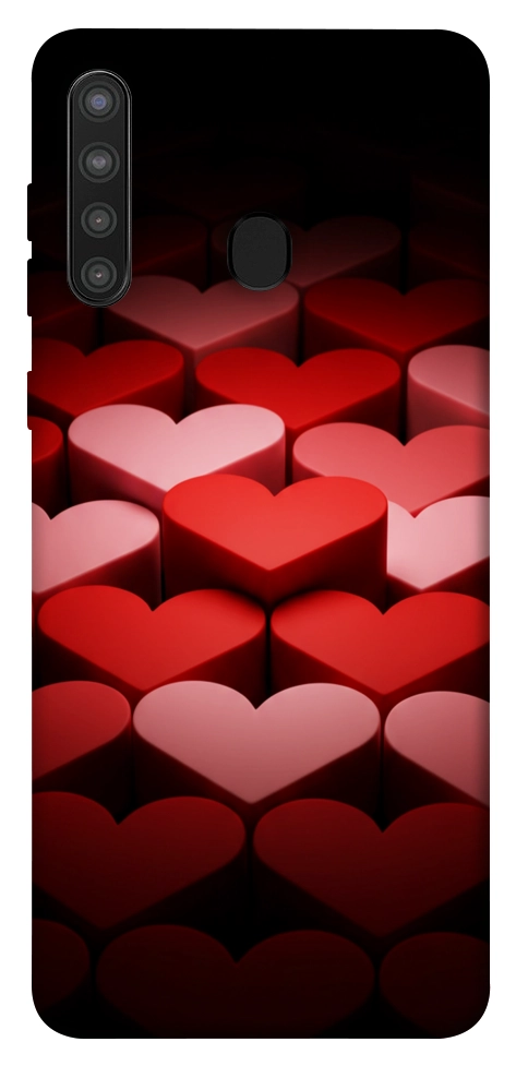 Чохол Hearts pattern для Galaxy A21