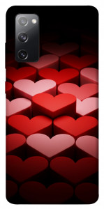 Чохол Hearts pattern для Galaxy S20 FE