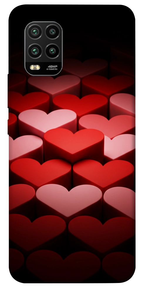 Чохол Hearts pattern для Xiaomi Mi 10 Lite