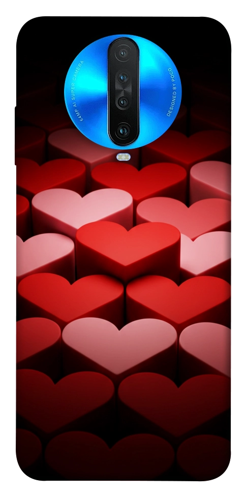 Чохол Hearts pattern для Xiaomi Redmi K30