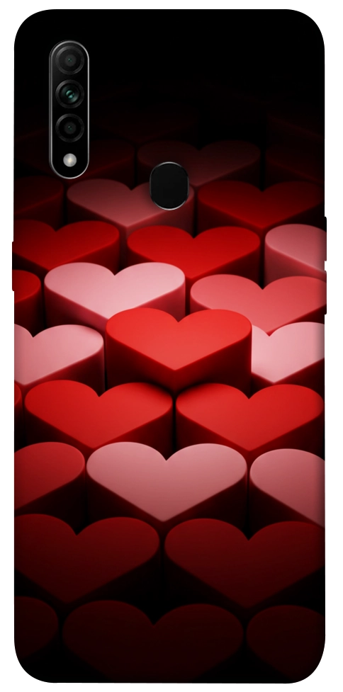 Чохол Hearts pattern для Oppo A31