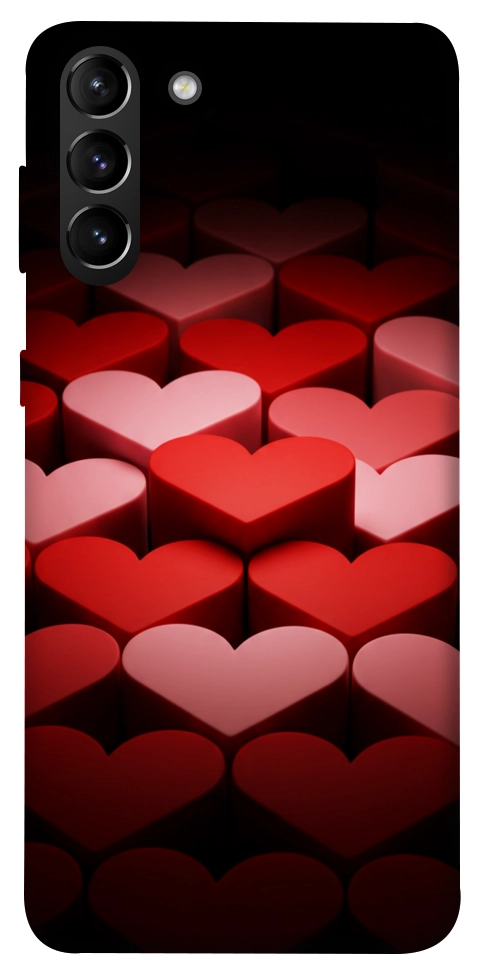 Чохол Hearts pattern для Galaxy S21+