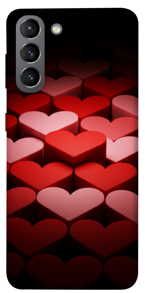 Чехол Hearts pattern для Galaxy S21