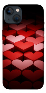 Чохол Hearts pattern для iPhone 13