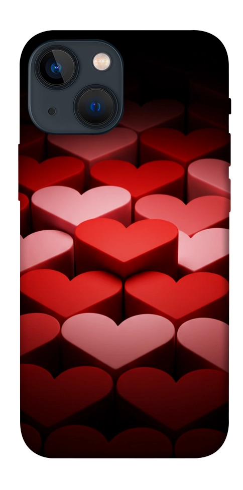 Чохол Hearts pattern для iPhone 13 mini