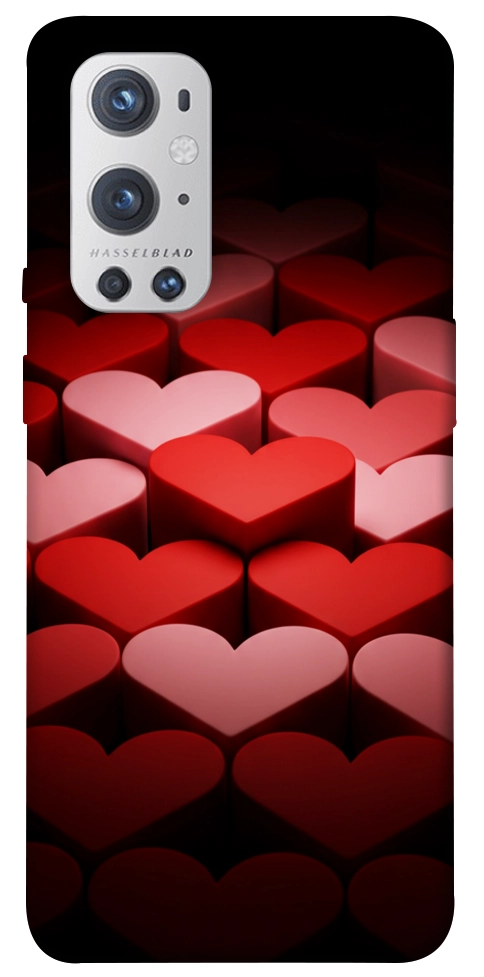 Чохол Hearts pattern для Oneplus 9 pro