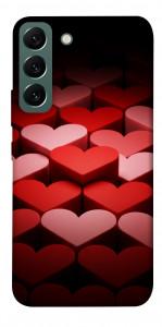 Чохол Hearts pattern для Galaxy S22