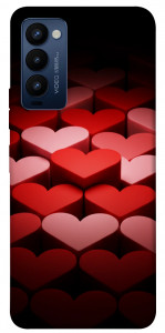 Чехол Hearts pattern для Tecno Camon 18 P