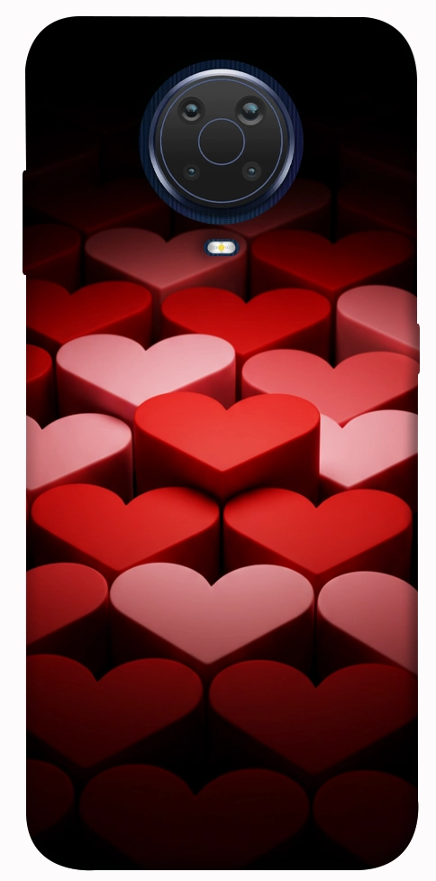 Чехол Hearts pattern для Nokia G20