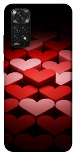 Чохол Hearts pattern для Xiaomi Redmi Note 11 (Global)