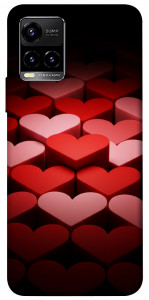 Чохол Hearts pattern для Vivo Y33s