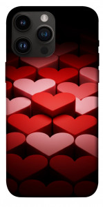 Чехол Hearts pattern для iPhone 14 Pro Max