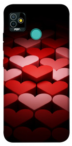 Чохол Hearts pattern для TECNO Pop 5