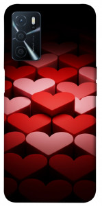 Чехол Hearts pattern для Oppo A54s