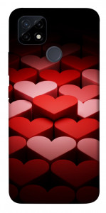 Чехол Hearts pattern для Realme C21Y