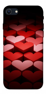 Чохол Hearts pattern для iPhone SE (2022)