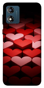 Чехол Hearts pattern для Motorola Moto E13