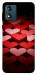 Чохол Hearts pattern для Motorola Moto E13