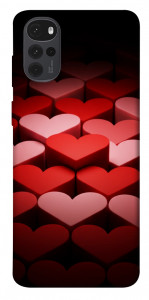 Чехол Hearts pattern для Motorola Moto G22