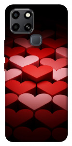 Чехол Hearts pattern для Infinix Smart 6