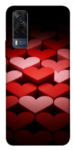 Чехол Hearts pattern для Vivo Y53s