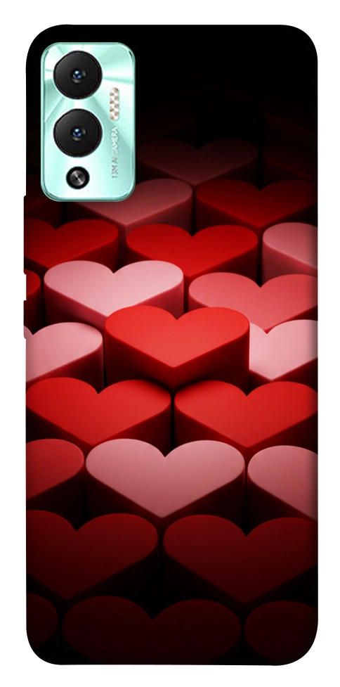 Чохол Hearts pattern для Infinix Hot 12 Play