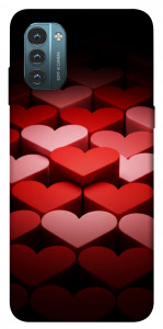 Чохол Hearts pattern для Nokia G21