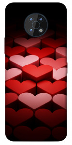 Чехол Hearts pattern для Nokia G50