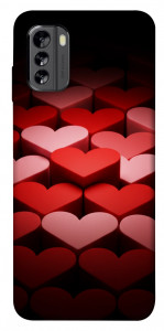 Чохол Hearts pattern для Nokia G60