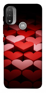 Чехол Hearts pattern для Мotorola Moto E20