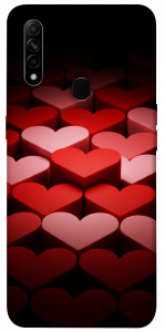 Чохол Hearts pattern для Oppo A8