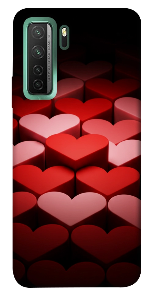 Чехол Hearts pattern для Huawei nova 7 SE