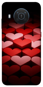 Чохол Hearts pattern для Nokia X20