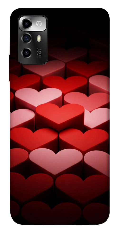 Чохол Hearts pattern для ZTE Blade A72