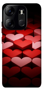 Чохол Hearts pattern для Tecno Spark Go 2023