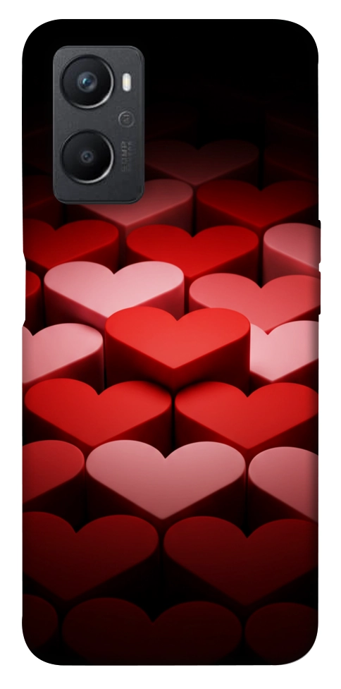 Чехол Hearts pattern для Oppo A36